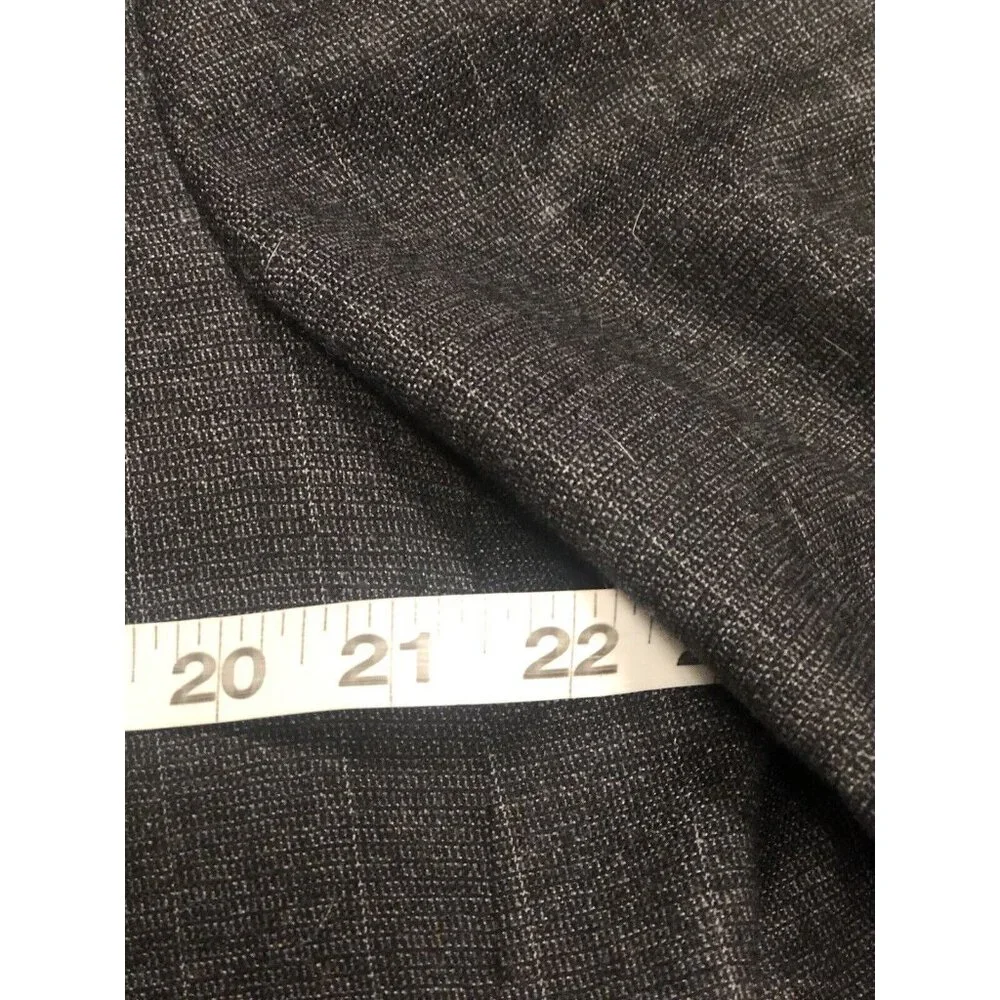 Hart Schaffner Marx‎ Men's Size 40 R Gray Wool Blazer Sport Coat 2 Button USA